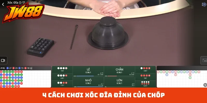 4 cách chơi xóc đĩa đỉnh của chóp