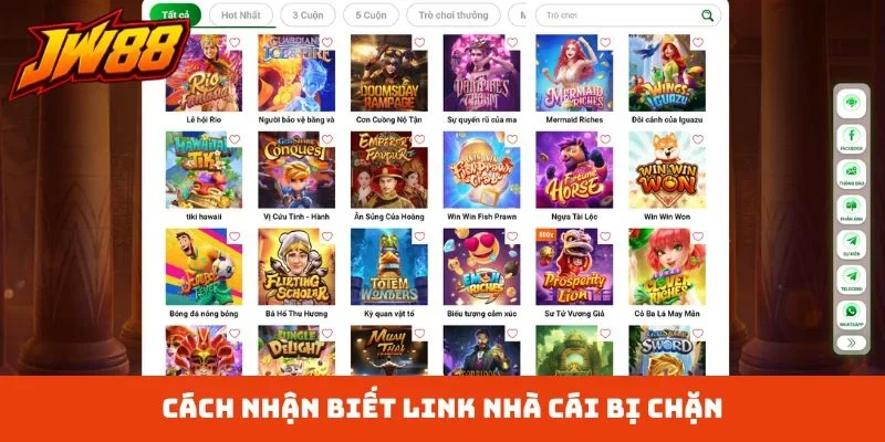 Cách nhận biết link nhà cái bị chặn
