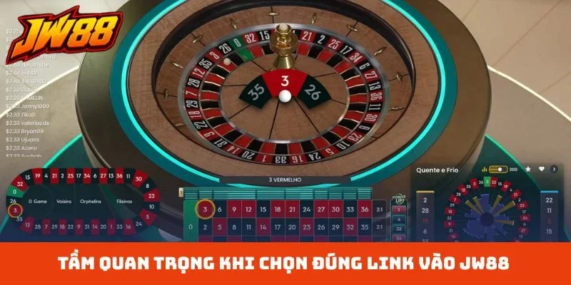 Tầm quan trọng khi chọn đúng link vào JW88